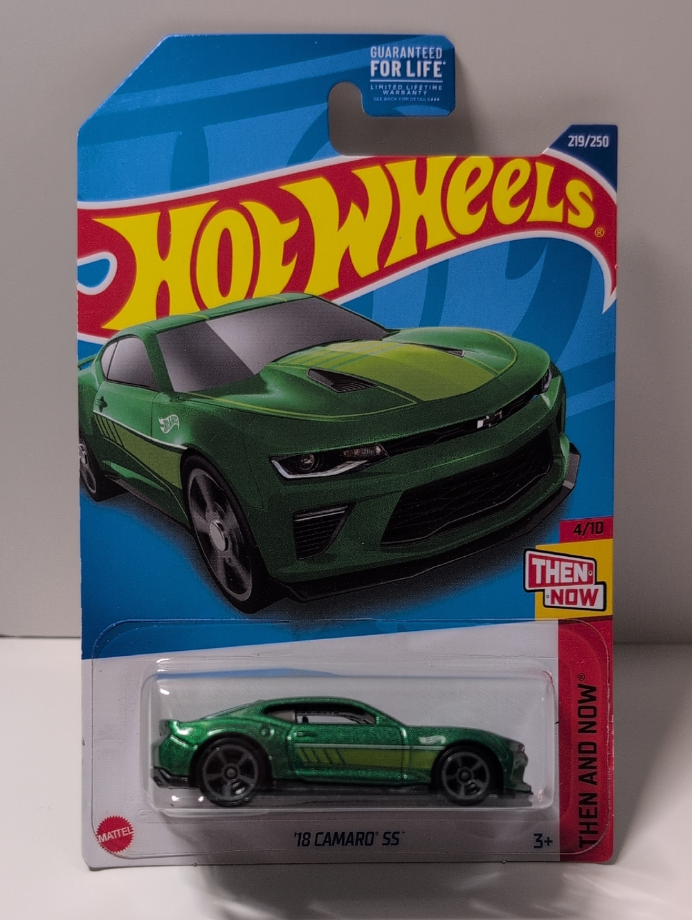 Hot Wheels 2018 Camaro SS Then And Now Green Mattel NEW Ships Secure In Box